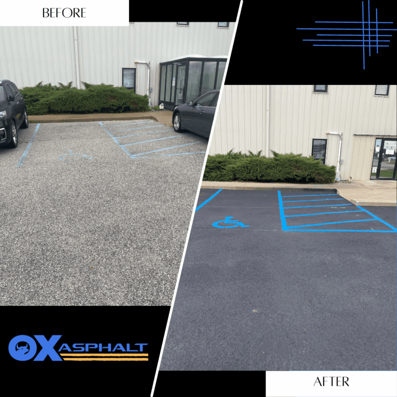 Benefits of Line Striping in Indianapolis with Ox Asphalt
