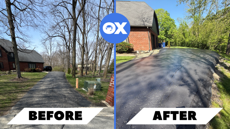 Reliable sealcoating in McCordsville, IN for smooth driveways and parking lots