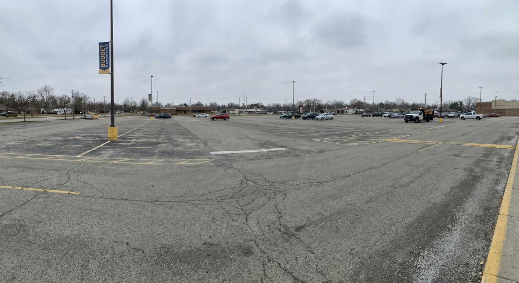 Parking lot maintenance budget planning for spring in Indianapolis