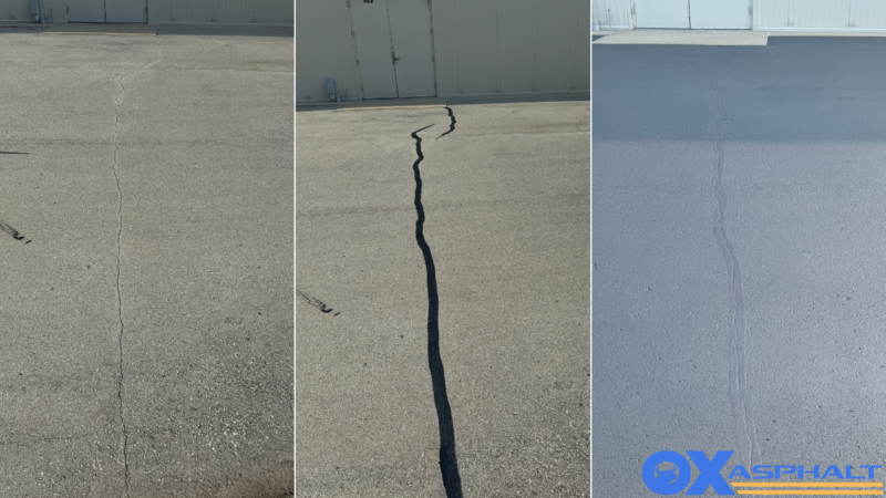 Why does asphalt crack - progression shown